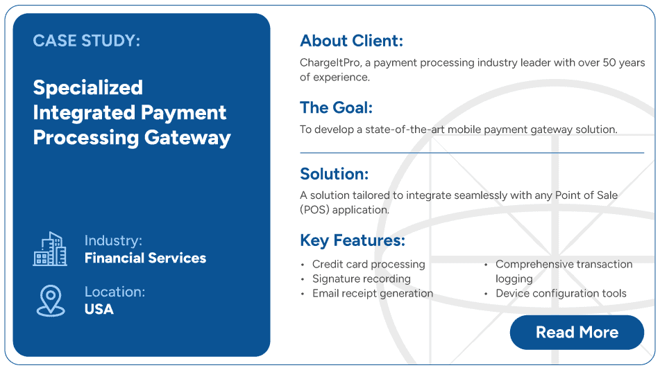 specialized integrated payment processing gateway - case study